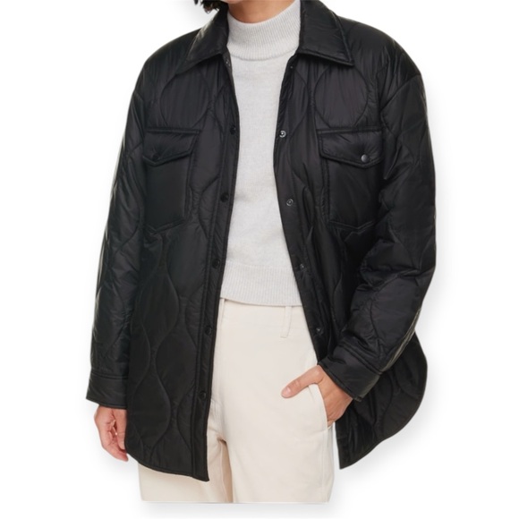 Wilfred free, women’s size medium, quilted shirt jacket (not black) - Picture 3 of 14